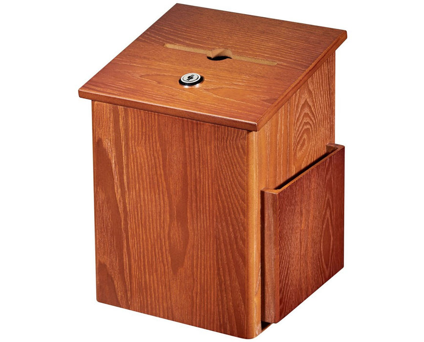 Square Wood Suggestion Box