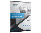 Wall Mount Side-Loading Acrylic Sign Holder