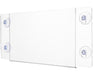 AdirOffice Acrylic Window Sign Holder with Suction Cups 8.5"W x 5.5"H ADI639-8555-WSH-2