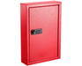 AdirOffice Key Cabinet with Combination Lock, 40 Hooks Red 682-40-RED