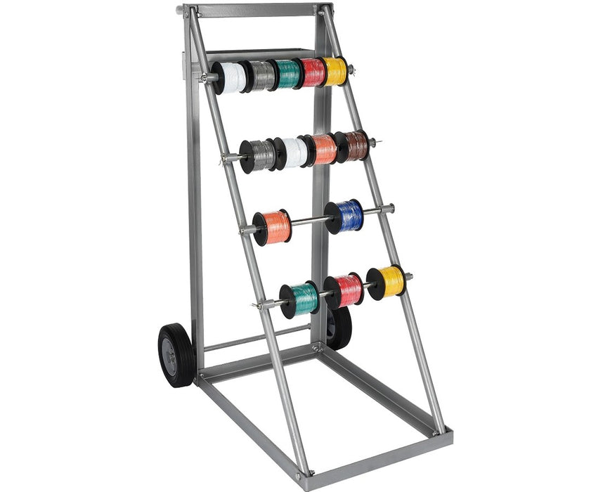 Wire Reel Caddy w/ Handle and Tool Tray