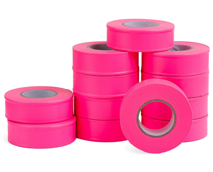 150 Ft. Fluorescent Pink Flagging Tape (12 Per Box)