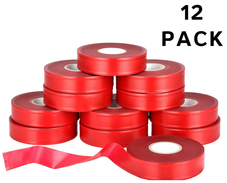 300 Ft. Fluorescent Flagging Tape - Red (12 Per Box)