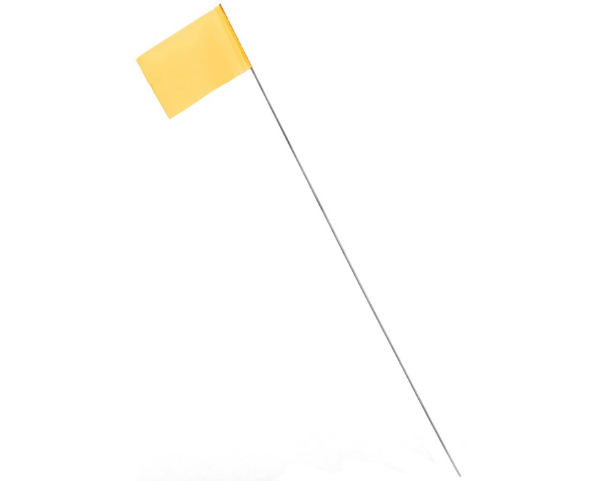 Stake Flags (100 Per Box) GLO Yellow
