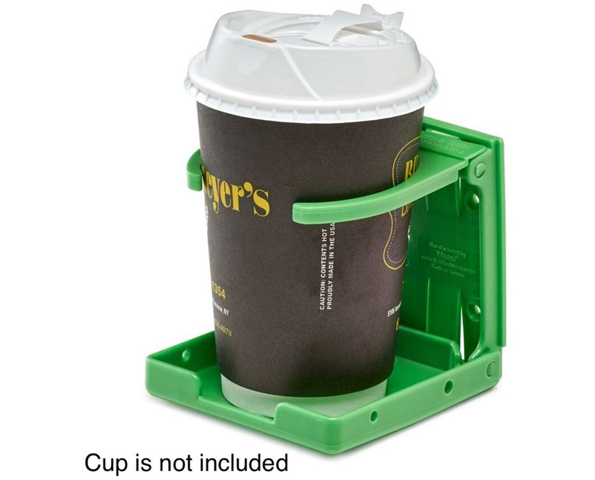 Adjustable Foldable Cup Holder Green