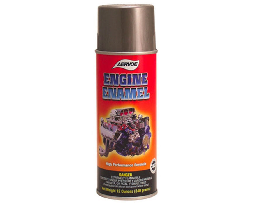 Engine Enamel Paint. Steel Blast Gray - 12/pk