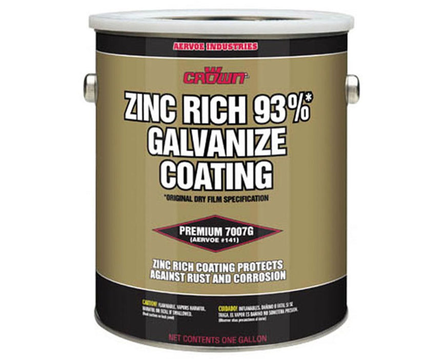 Premium 93% Zinc Rich Cold Galvanize Coating (1 x 1 Gallon Can)