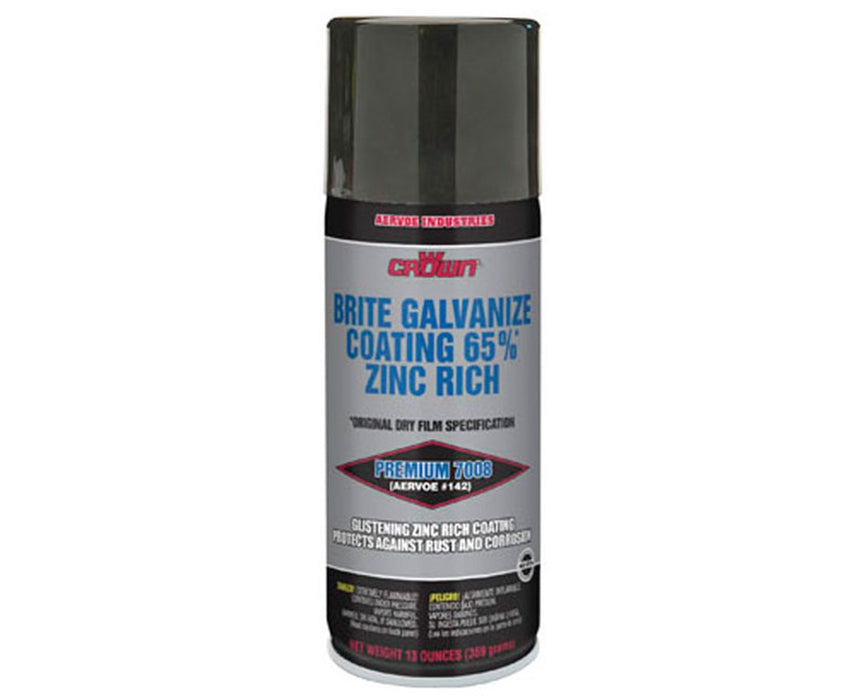 Premium 65% Zinc Rich Brite Galvanizing Spray - 12/pk