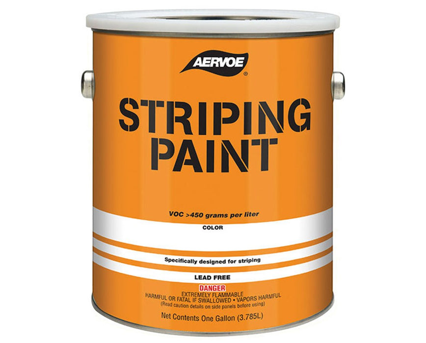 Solvent-Based Striping Paint. White - 10/pk