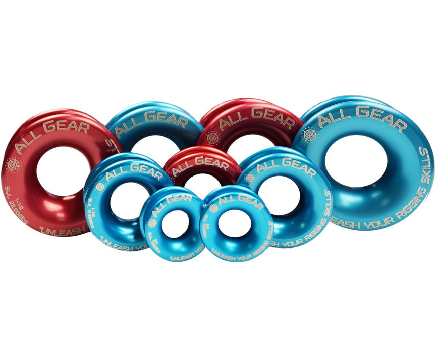 Low Friction Rigging Rings - 6/cs - 1-1/2" - Red