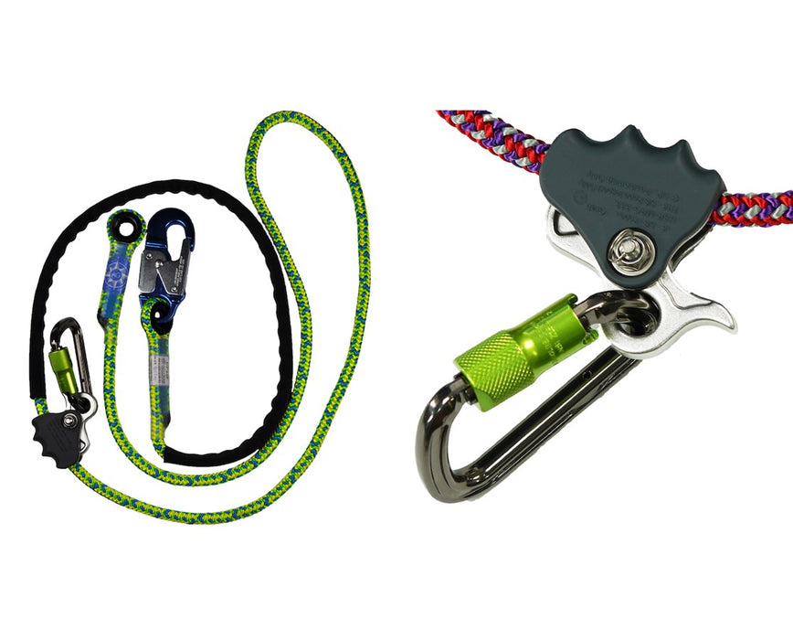 Positioning Lanyard with Rope Grab - 1 ea - 1/2" x 12' - Neolite