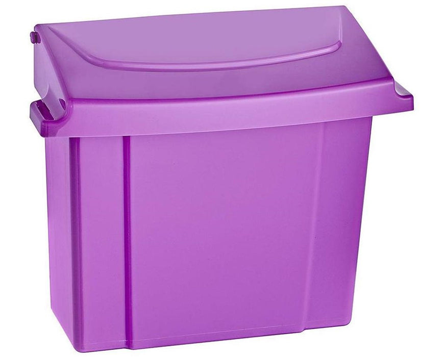 Plastic Sanitary Napkin Receptacle Purple