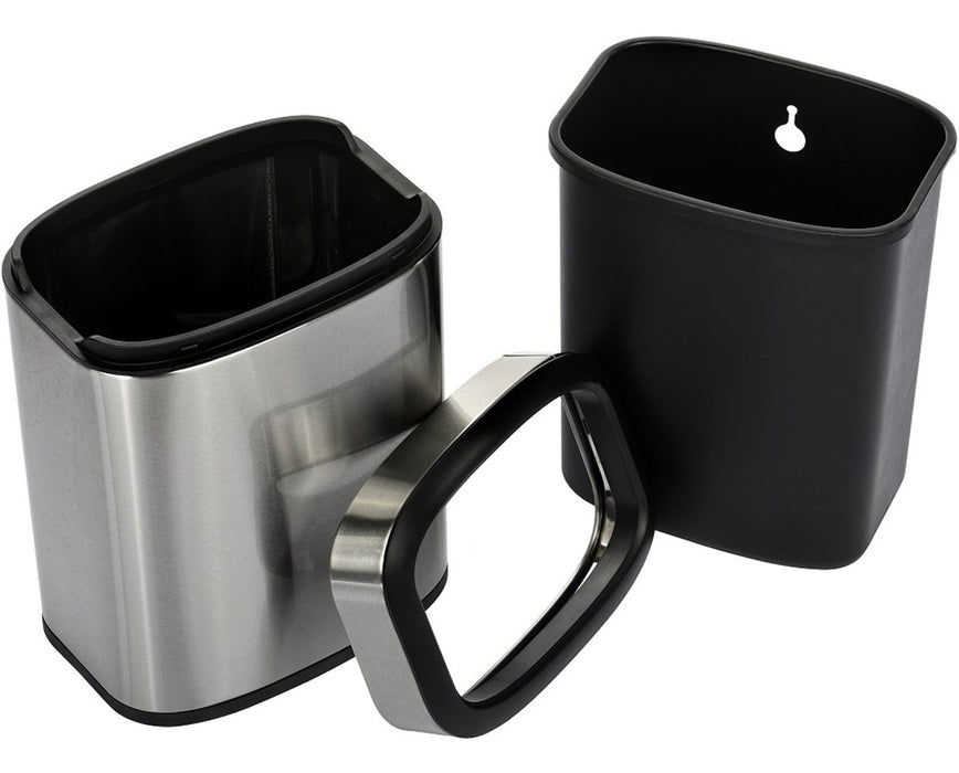 Stainless Steel Open Trash Can