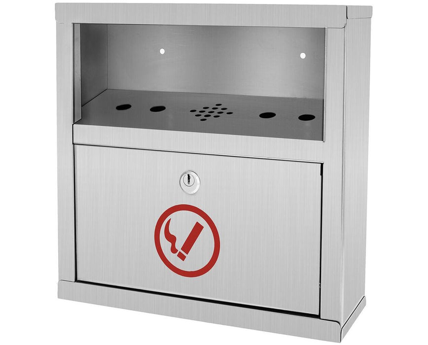 Quick Clean Stainless Steel Cigarette Disposal Bin