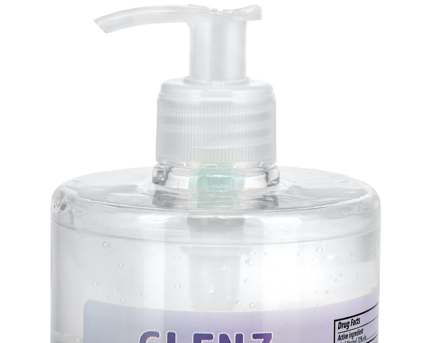 CLENZ Instant GEL Hand Sanitizer with Pump - 16.9 Fl Oz / 6 per Case