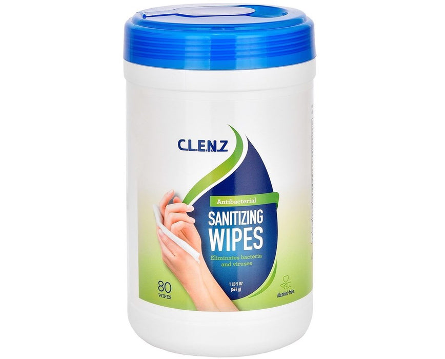 CLENZ Antibacterial Hand Sanitizing Wipes - 480/cs