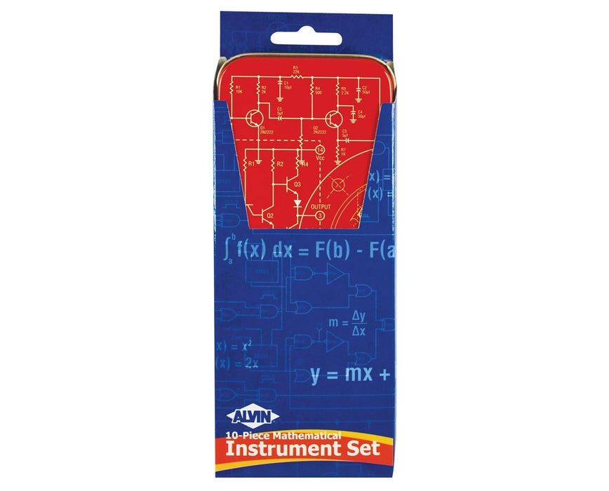 10-Piece Mathematical Instrument Set — Tiger Supplies