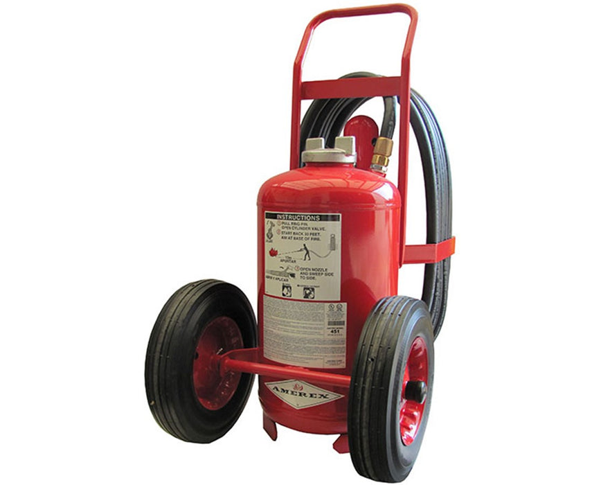 125 lbs Direct Pressure Wheeled ABC Fire Extinguisher