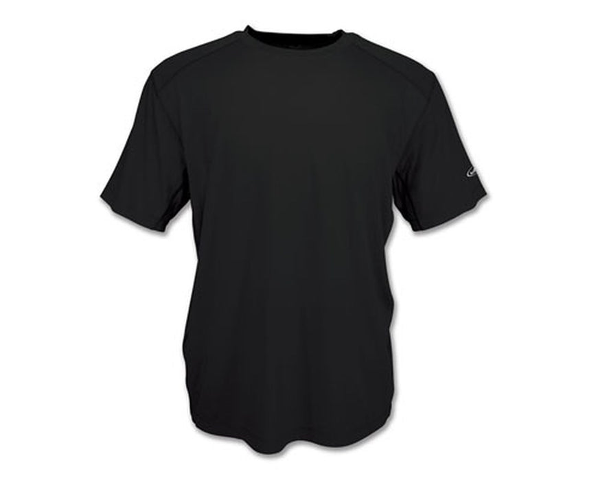 Transpiration T-Shirt, Black Short Sleeve - Medium