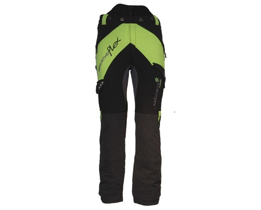 Breathflex Lime Protective Chainsaw Pants, Regular - Medium