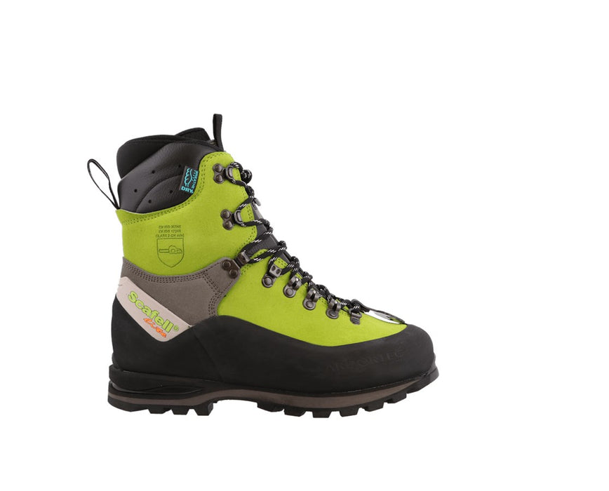 Scafell Lite Lime Chainsaw Boots, 13 US - 47 EU