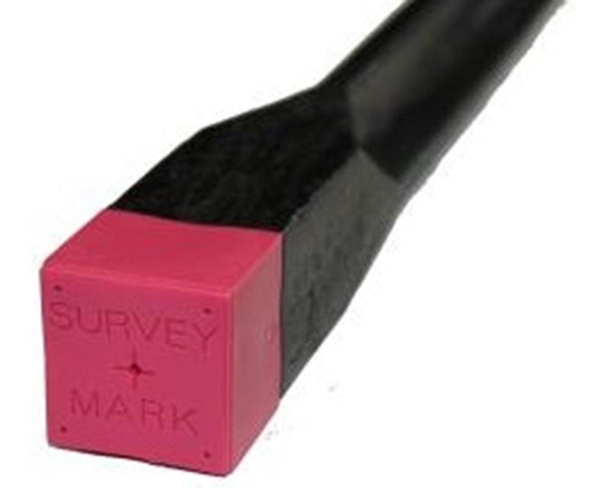 1" x 16" SURVEY MARK Imprint, Pink Stamped (25-Pack)