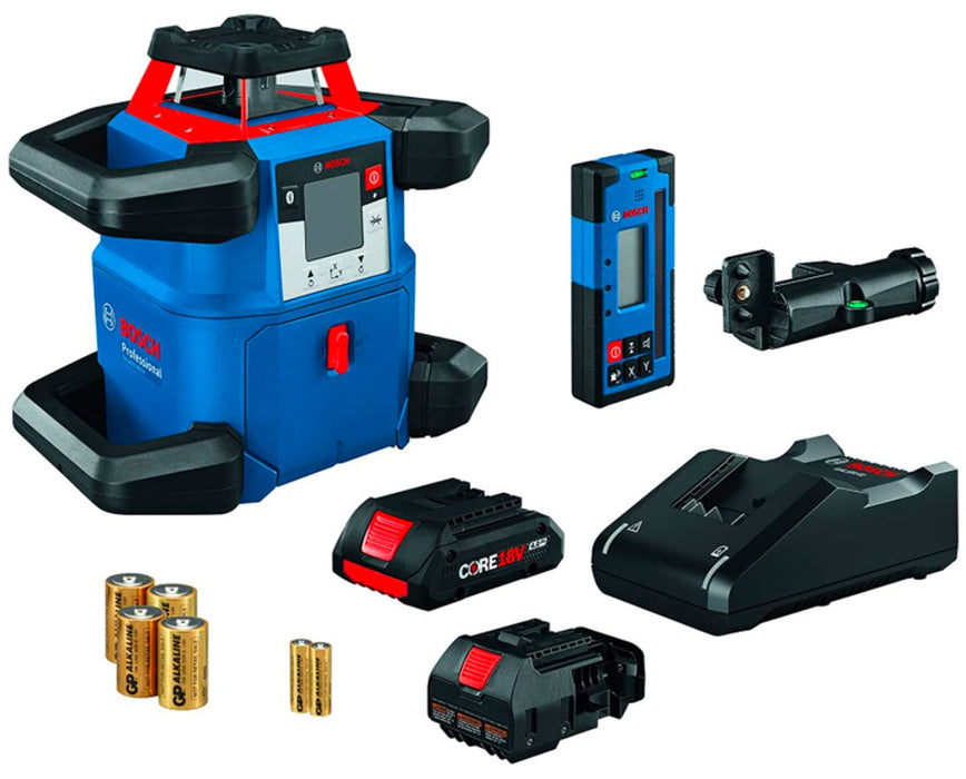 REVOLVE4000 Connected Self-Leveling Horizontal Rotary Laser Package