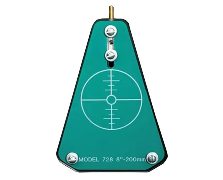 4" Snap-In Target for Pipe Lasers Green