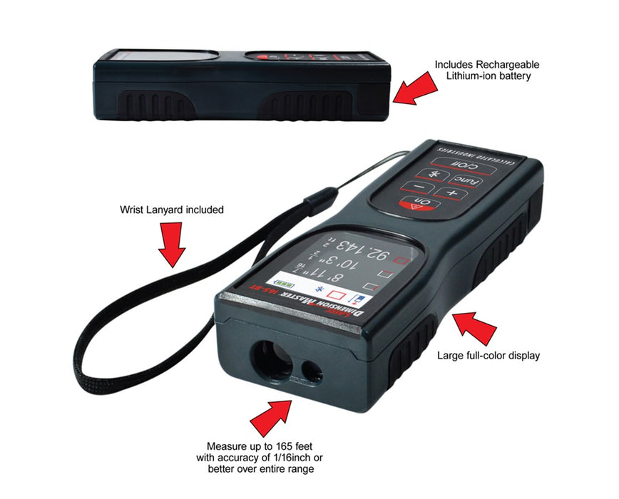 165-BT Laser Dimension Meter Master with Bluetooth