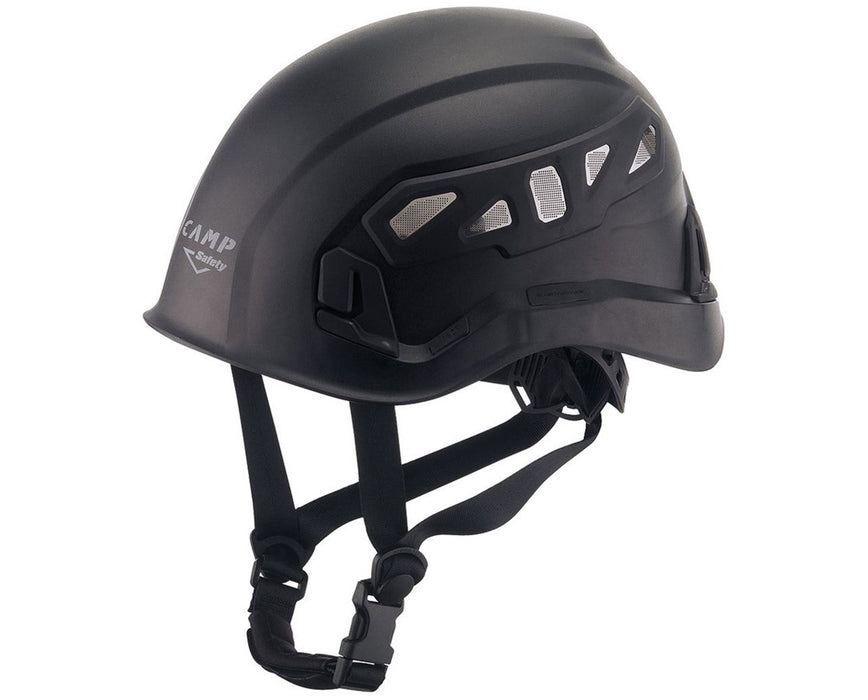 ANSI-Certified Safety Helmet, Ares Air w/ Sena Work4 Bluetooth & 3M Ear Muffs - Black