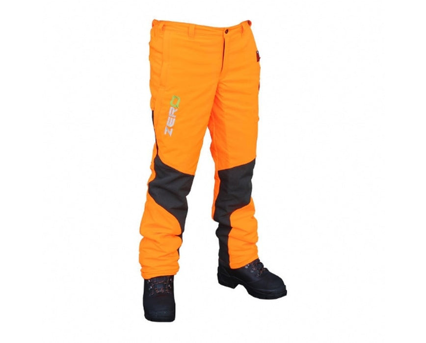 Zero Hi-Viz Orange Chainsaw Protective Pants