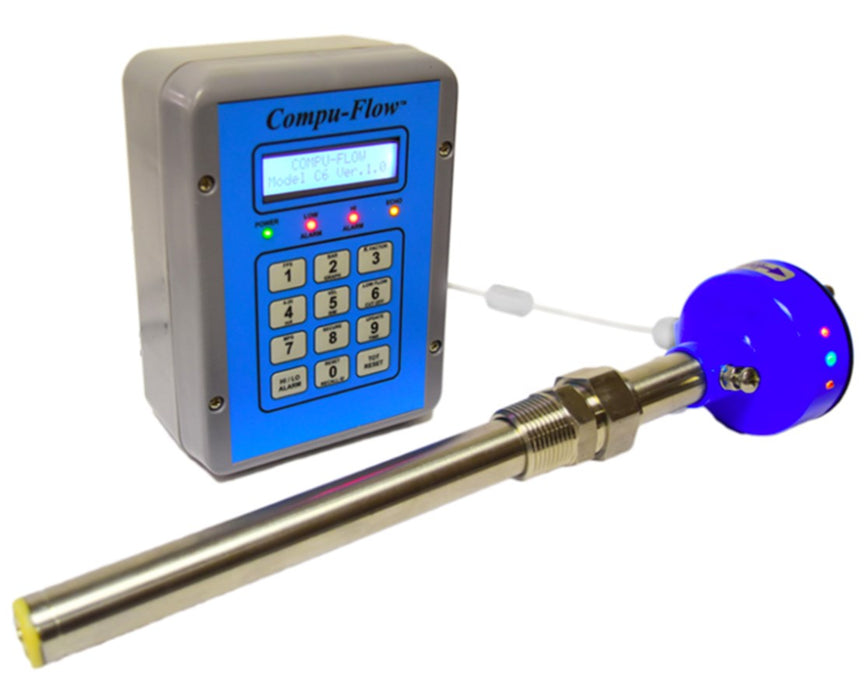 CEM100 Smart Mag Electromagnetic Insertion Flow Meter, Deluxe Enclosure (4/20mA, Hi/Lo Alarms, RS 232 & Batch Control)