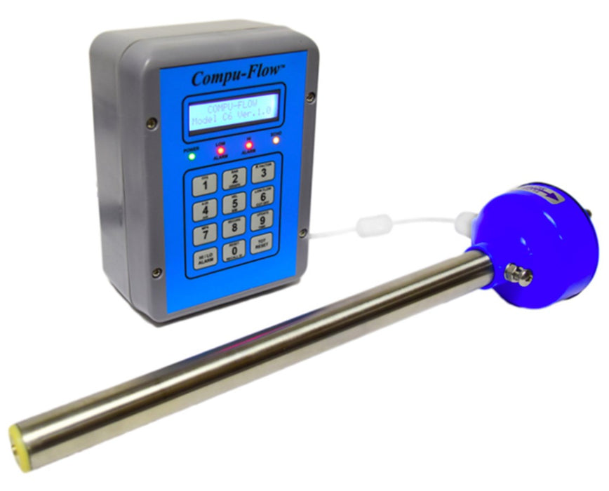 CEM100 Mag Electromagnetic Insertion Flow Meter Rate & Total, Econo Mag, Standard Enclosure