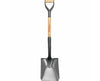 Square Point Gardening Shovel w/ Ash Wood Handle