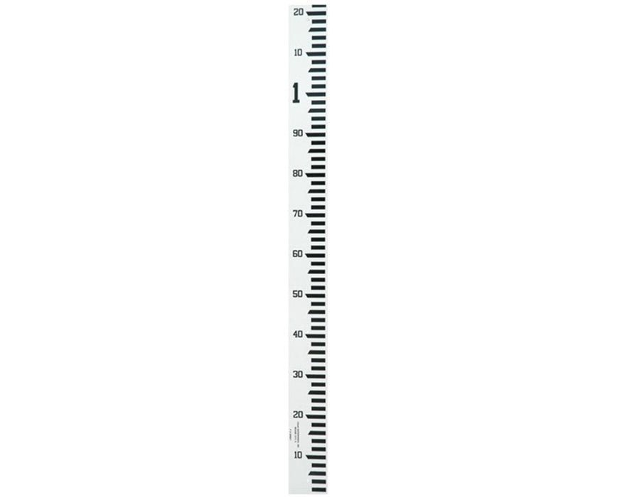 Crain 4-Inch Wide Stream Gauge (Meter, Decimeter, Centimeter), 1.22-2.44 Meters
