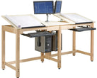 2-Station Drawing and CAD Drafting Table