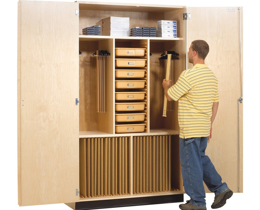 for 24-Students Drafting Supply Cabinet w/ 352 Tools