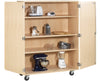 Mobile Shelf Storage Cabinet