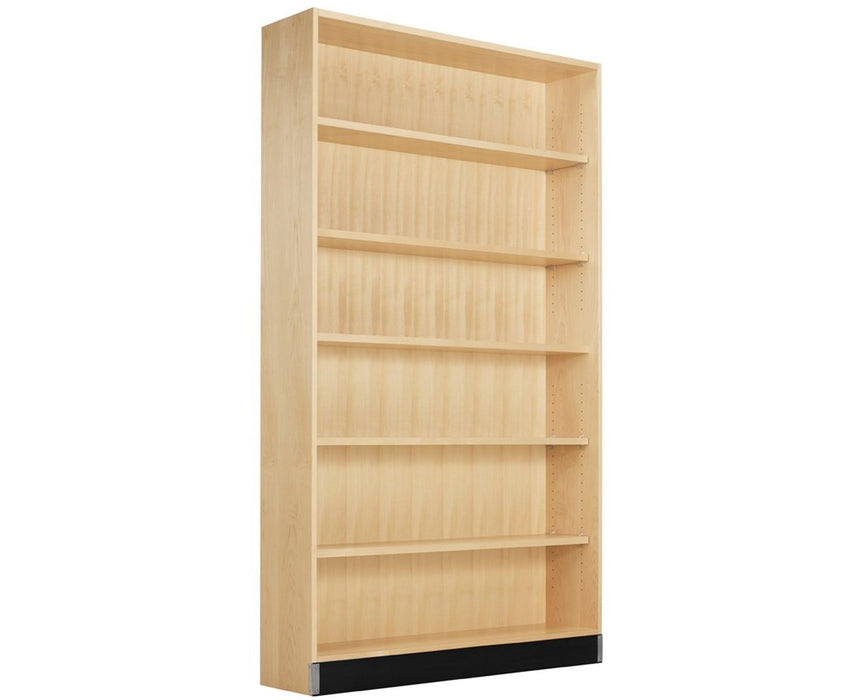 Open Shelf Storage 36"W x 16"D x 84"H, Maple