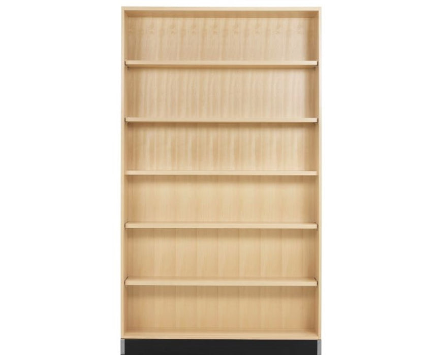 Open Shelf Storage 48"W x 16"D x 84"H, Maple