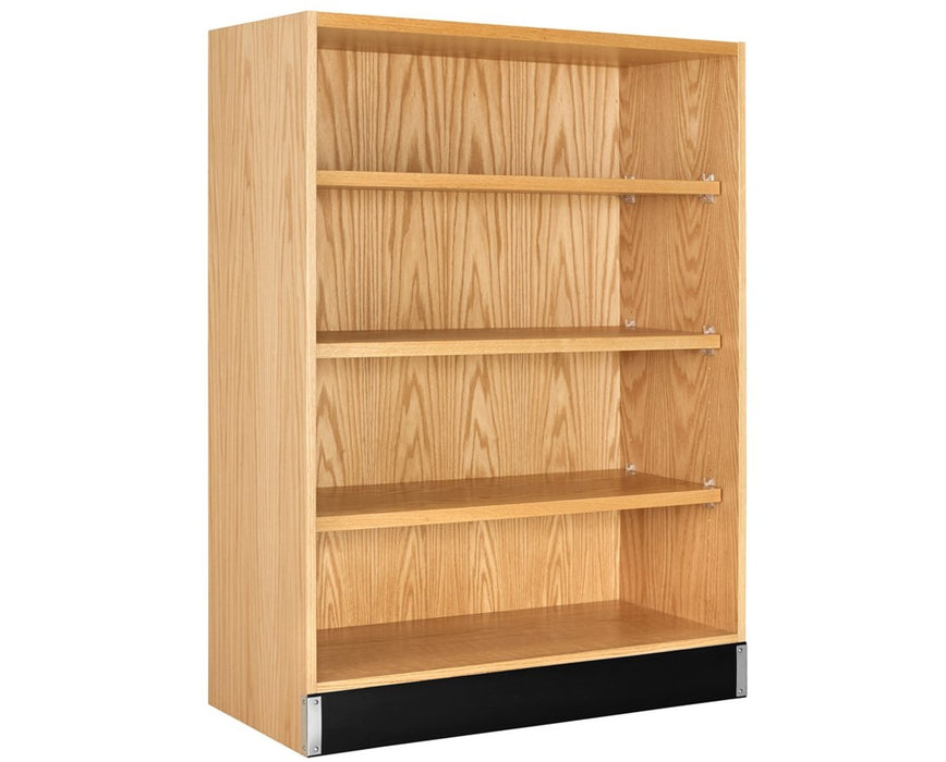 Open Shelf Storage 36"W x 22"D x 48"H, Oak