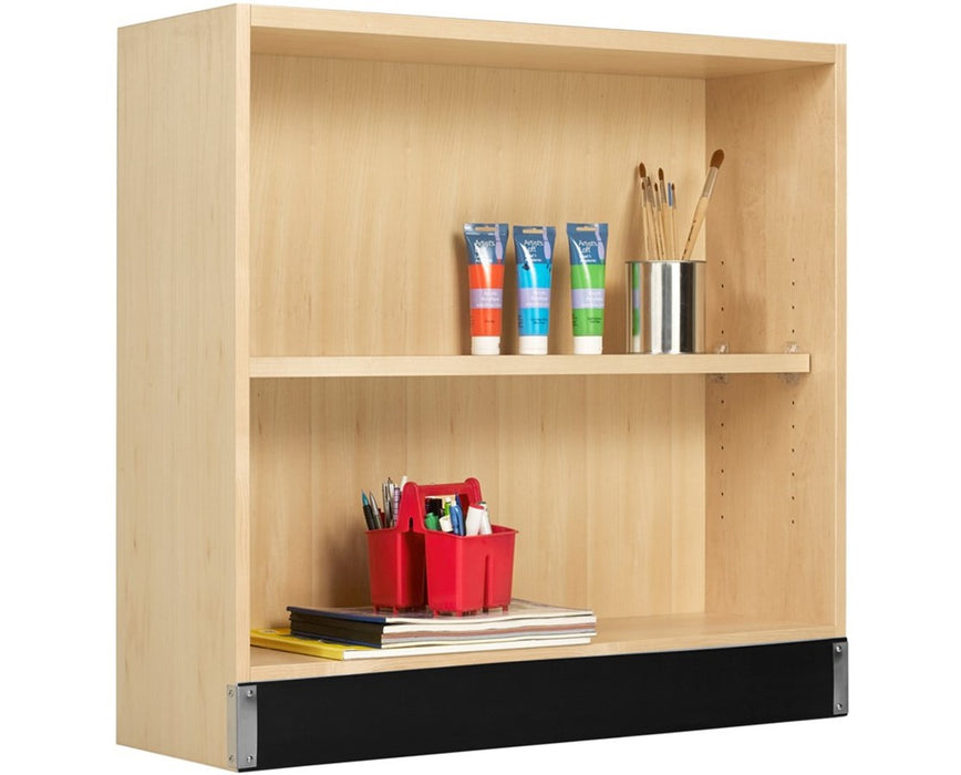 Open Shelf Storage 36"W x 12"D x 35"H, Maple