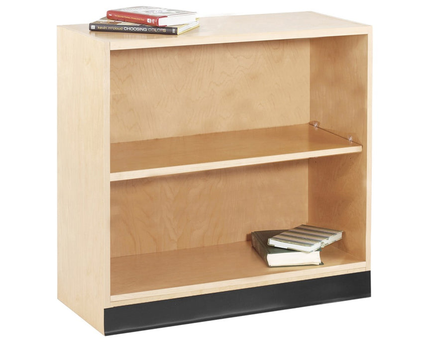 Open Shelf Storage 36"W x 16"D x 35"H, Maple