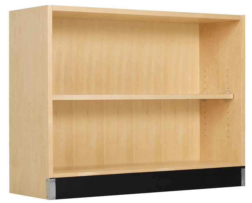 Open Shelf Storage 48"W x 16"D x 35"H, Maple