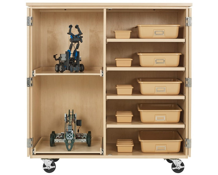 Mobile Robotics Cabinet with Tote Trays