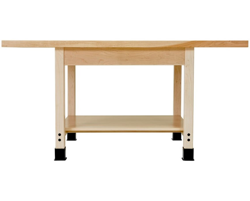 Wood Workbench w/ 1-3/4" Maple Top