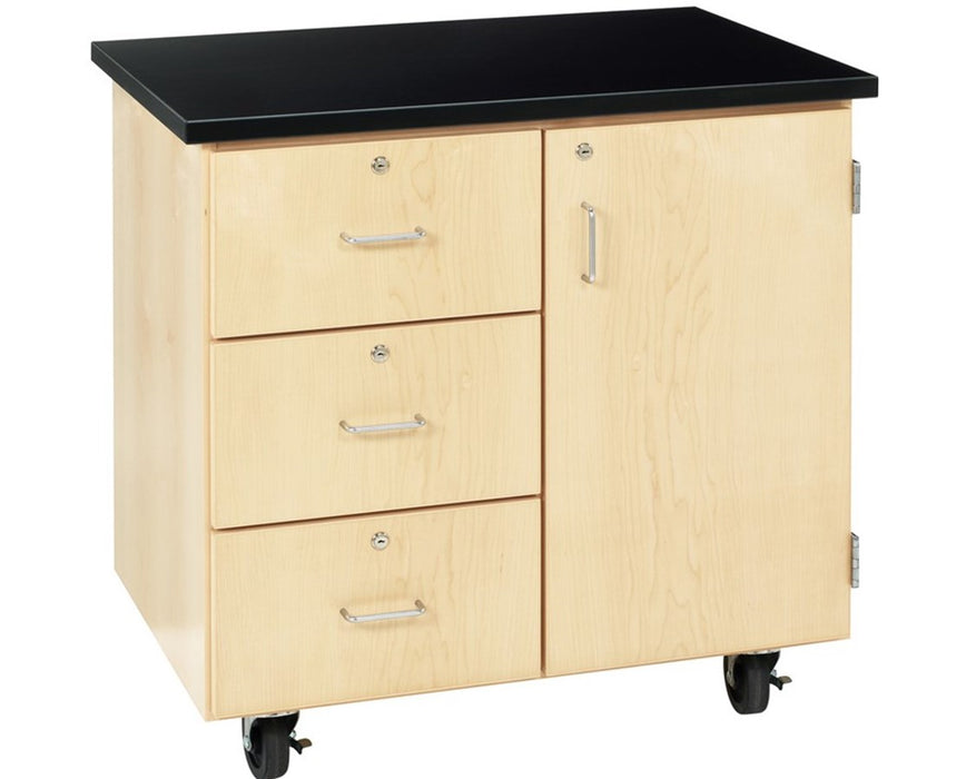 Mobile Tool Storage Cabinet with Drawers