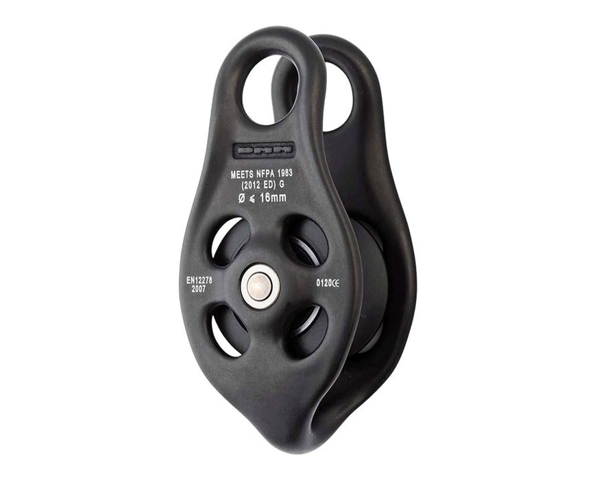 Pinto Rig Small Pulley, for 1/2" D Rope - Matte Grey