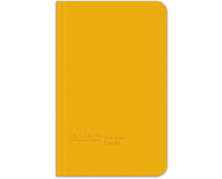 Level Field Book Mini Size 4-1/8" x 6-1/2" - Yellow Cover