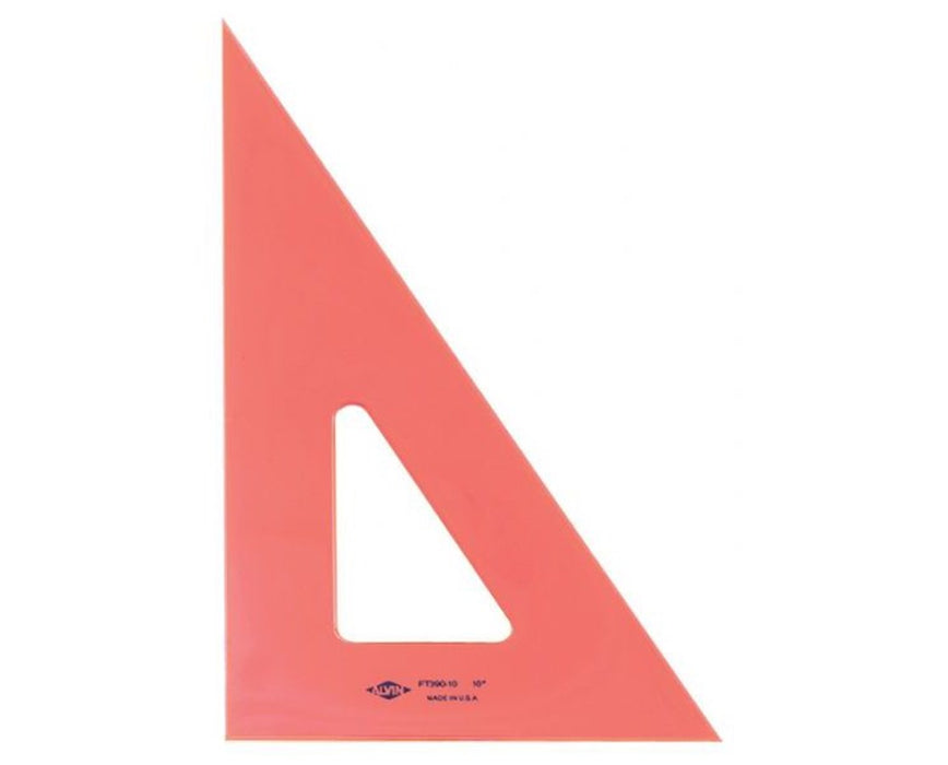 10"L Fluorescent Triangle 30°/60°
